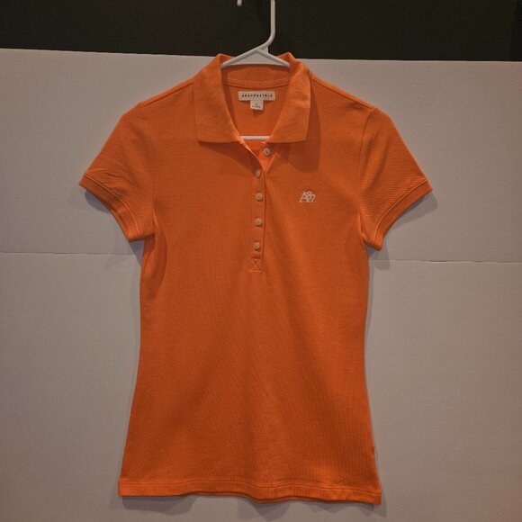 Aeropostale Tops - Aeropostale Orange Polo Shirt